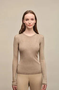 AvrilDyed Rundhals Langarmshirt