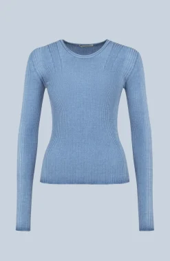 AvrilDyed Rundhals Langarmshirt