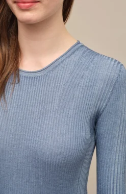 AvrilDyed Rundhals Langarmshirt