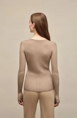 AvrilDyed Rundhals Langarmshirt