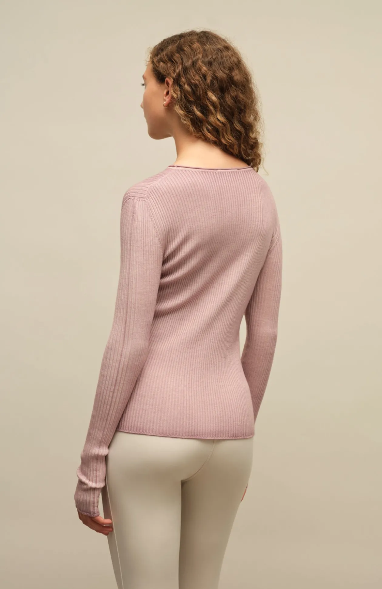 AvrilDyed Rundhals Langarmshirt