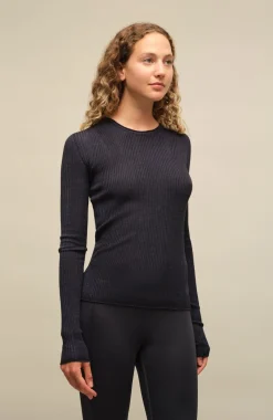 AvrilDyed Rundhals Langarmshirt