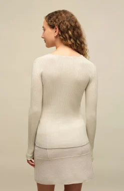 AvrilDyed Rundhals Langarmshirt