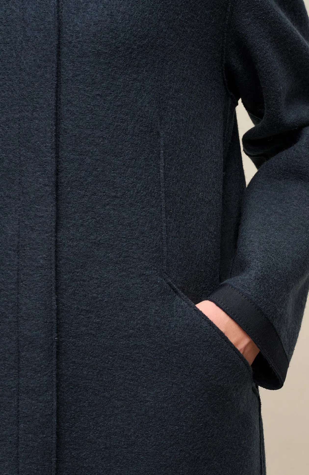 Ellen Walkmantel mit Kapuze