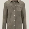 Emely Vintage Leder Hemdjacke