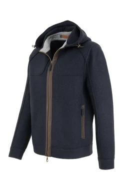 Jeremy Wolljacke mit Kapuze