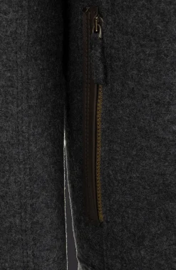 Jeremy Wolljacke mit Kapuze