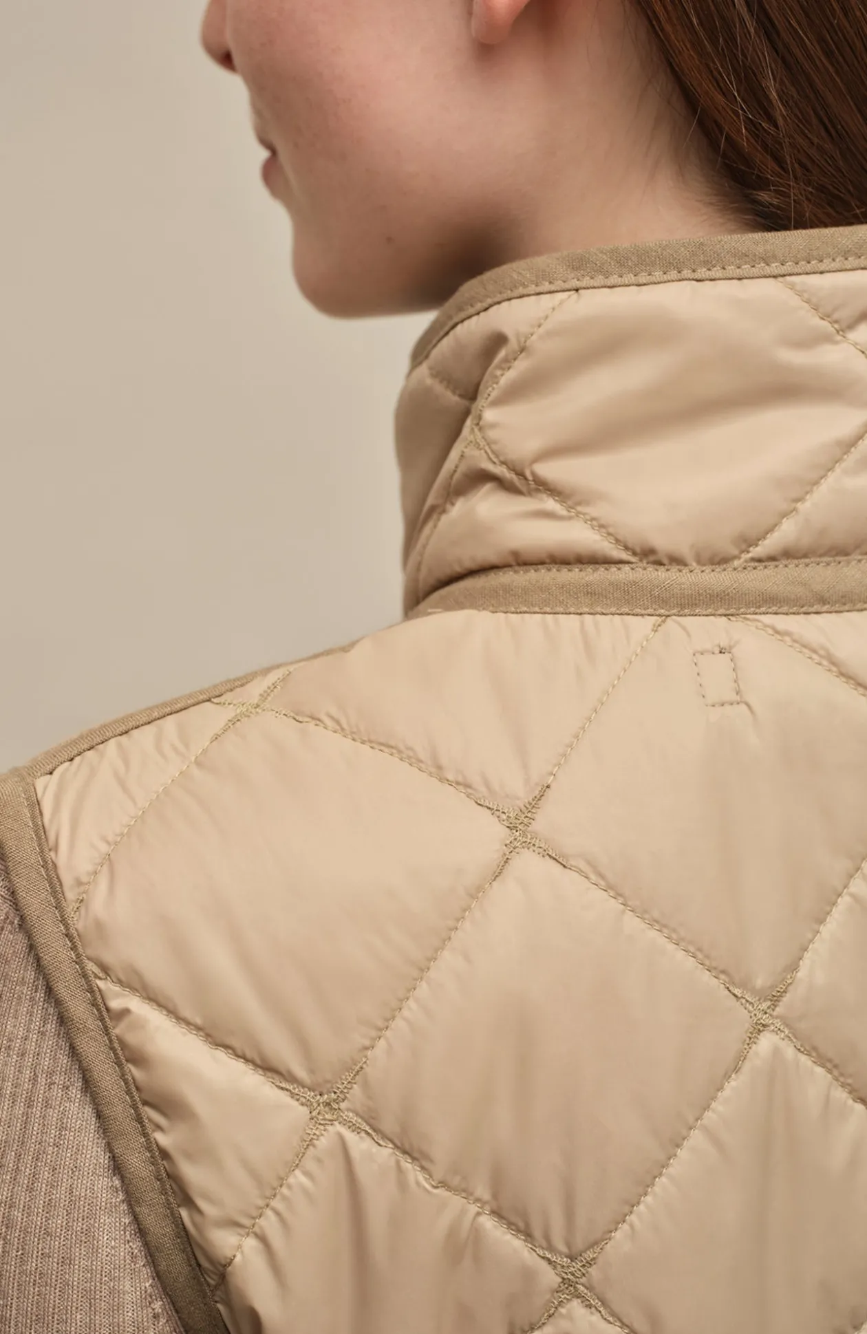 Kim Ärmellose Quilt Weste
