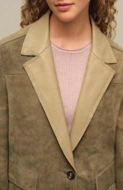 Lin Vintage Lederjacke