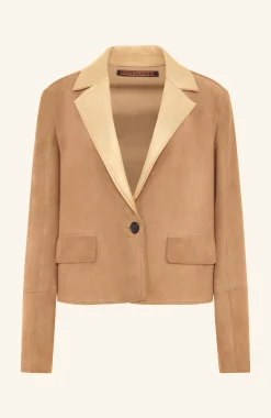 Lin Vintage Lederjacke