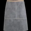 Lisi Midi Eco-Lammleder Rock