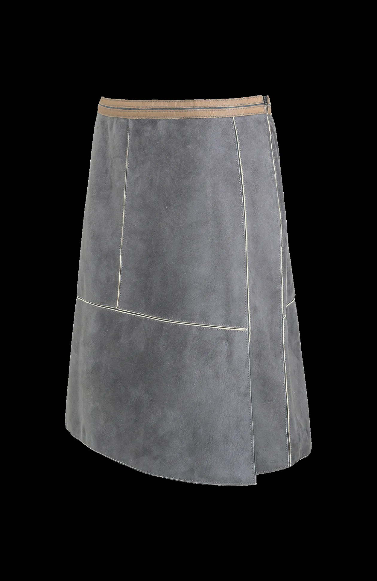 Lisi Midi Eco-Lammleder Rock