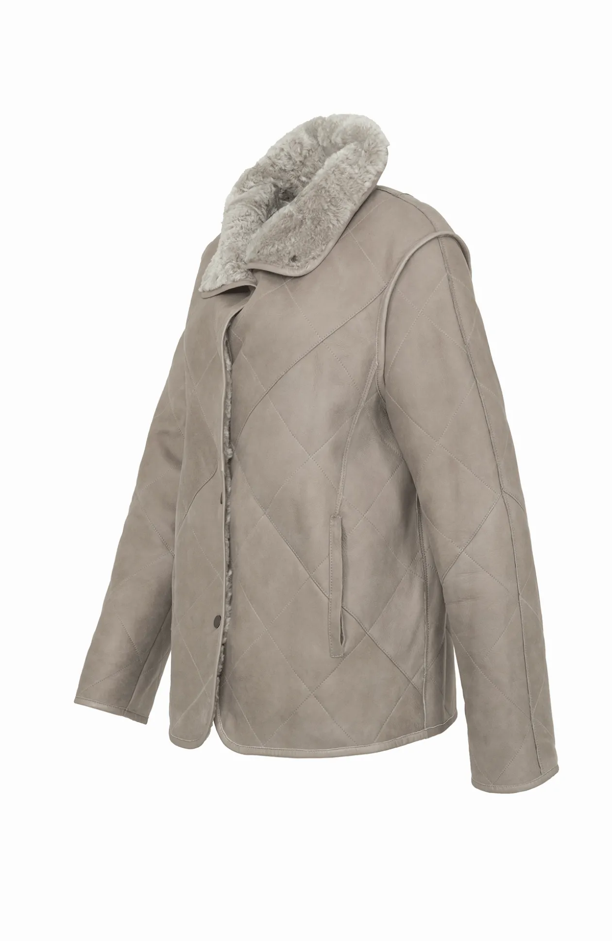 Luana Lammfell Jacke