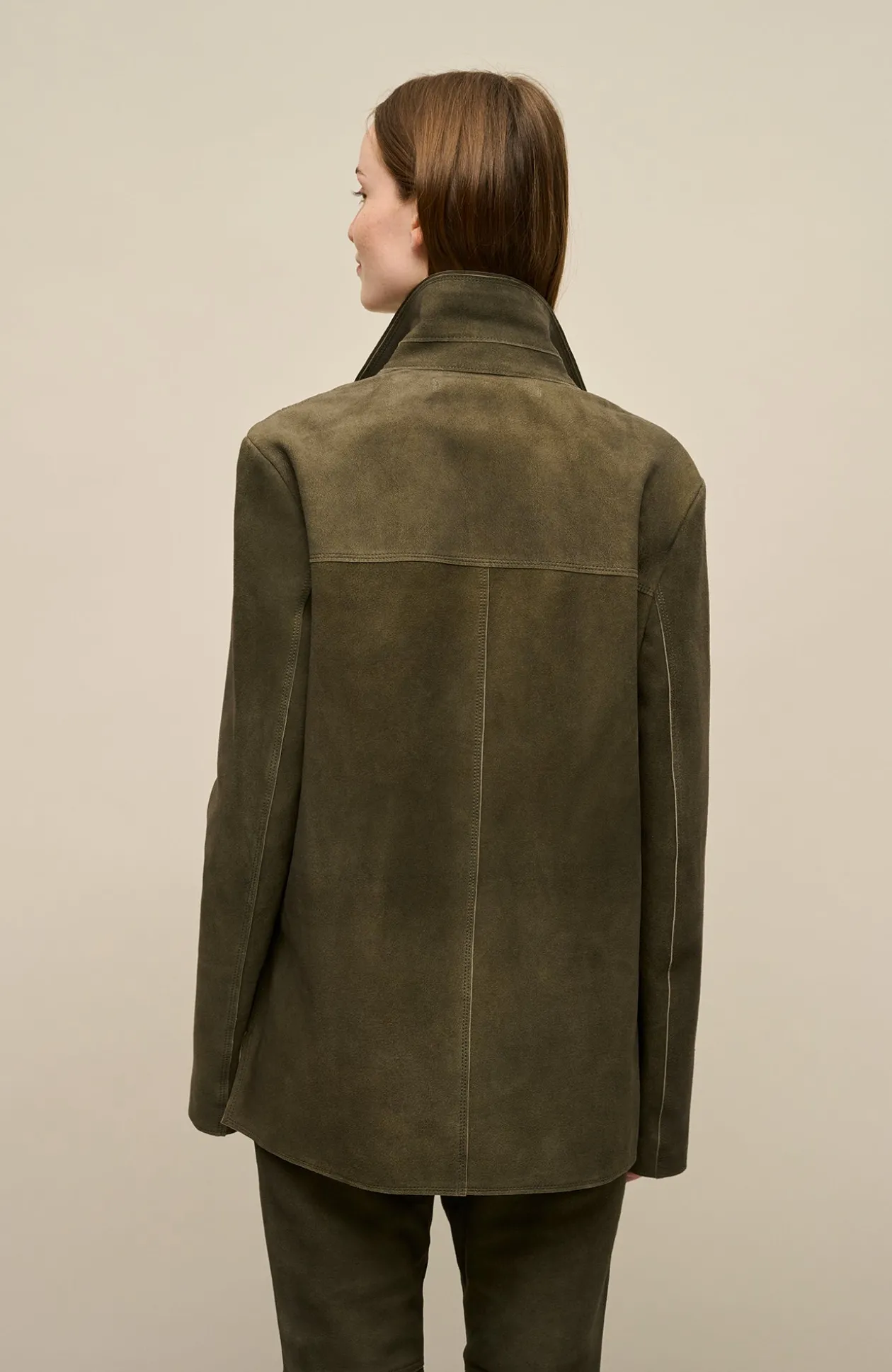 Luise Oversized Leder Blazer