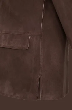 Luise Oversized Leder Blazer