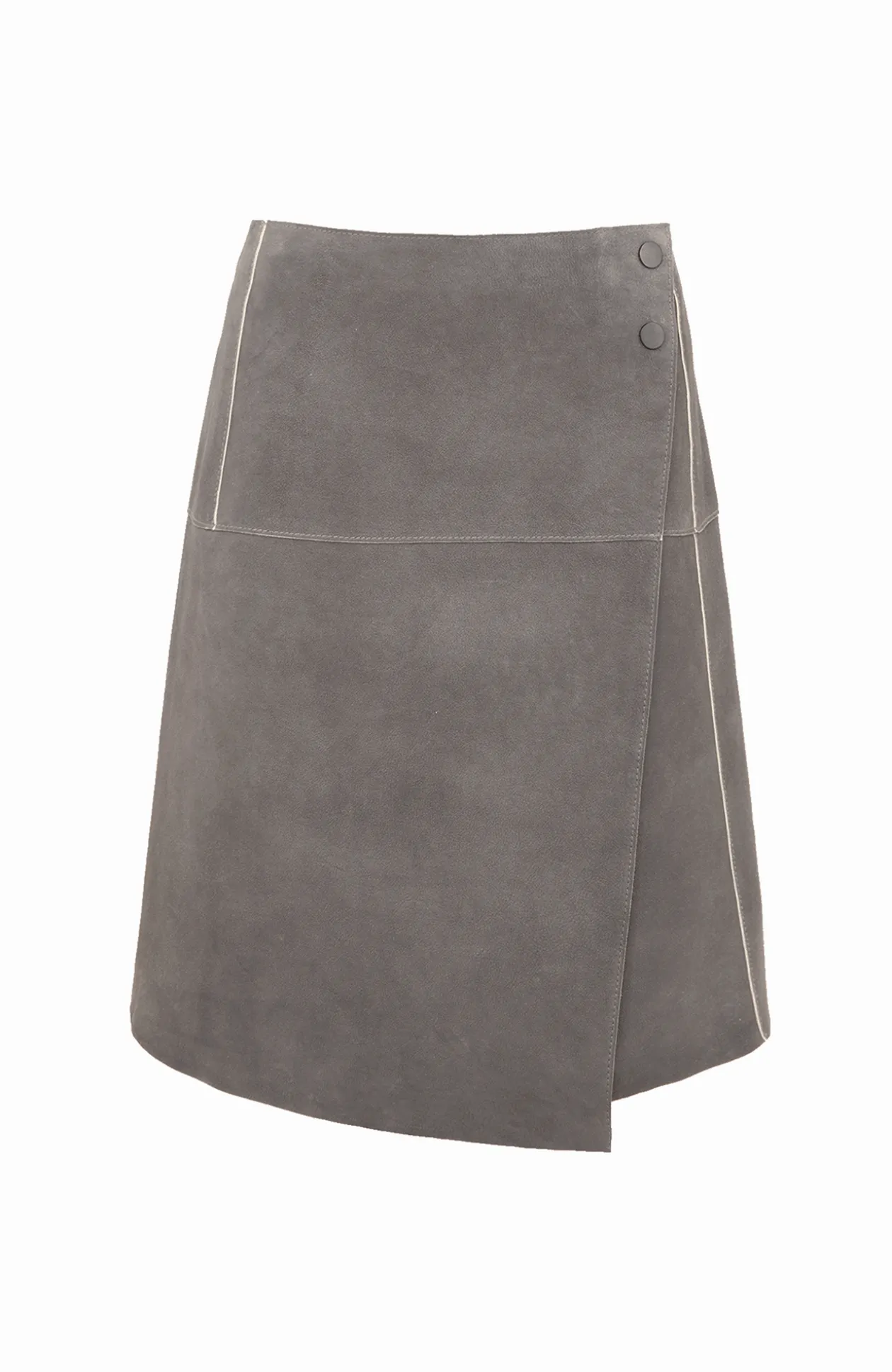 Milly Midi Leder Wickelrock