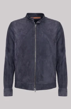 Nico Jacke aus Veloursleder
