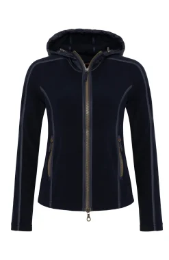 Rania Biodegradable Fleecejacke mit Kapuze