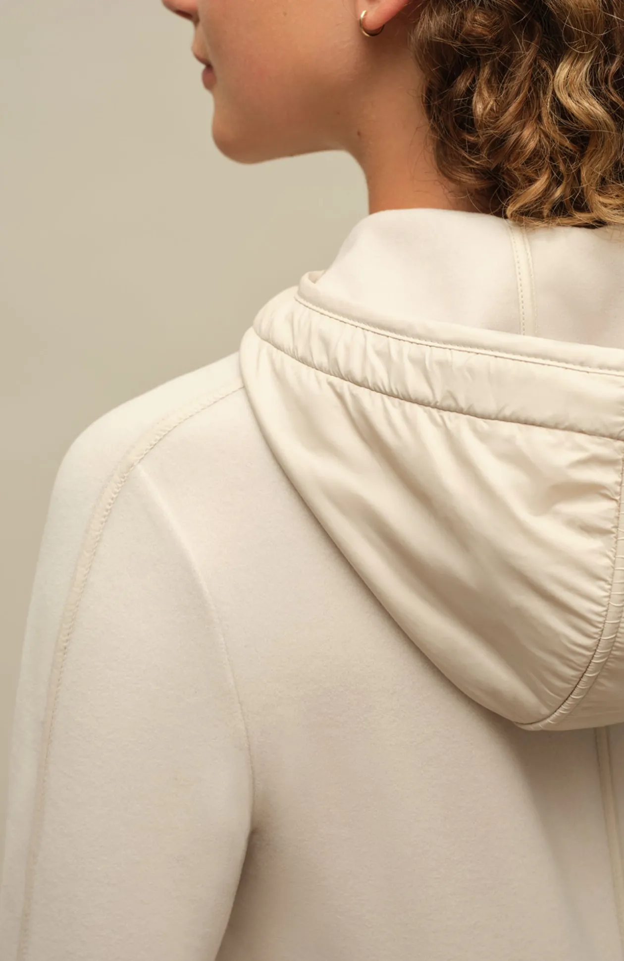 Rania Biodegradable Fleecejacke mit Kapuze