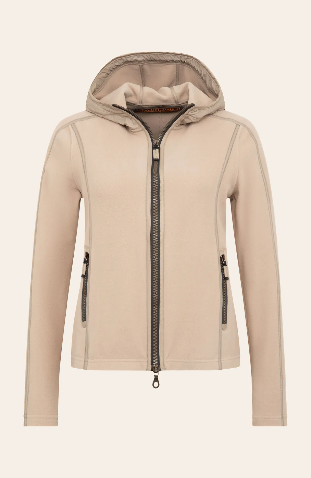 Rania Biodegradable Fleecejacke mit Kapuze