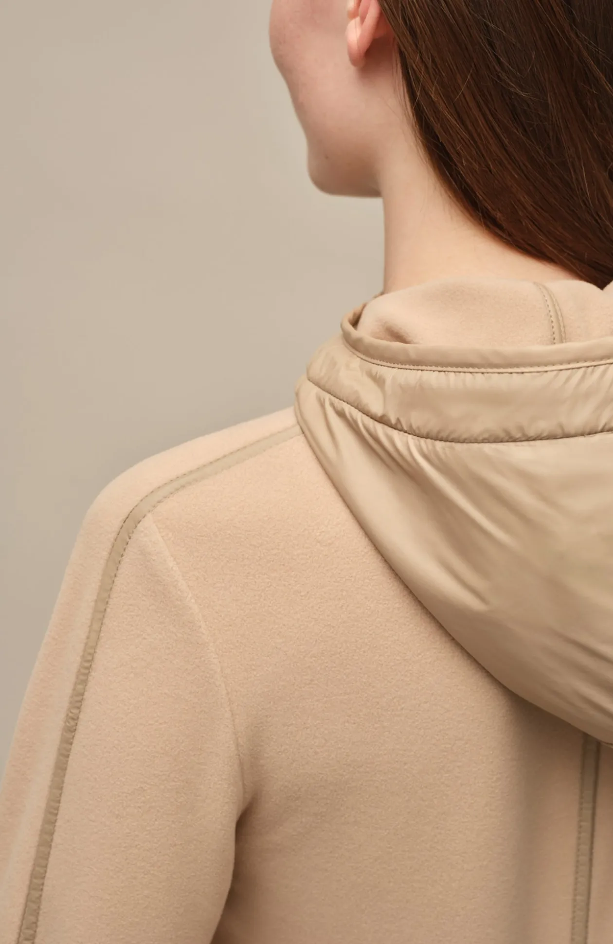 Rania Biodegradable Fleecejacke mit Kapuze