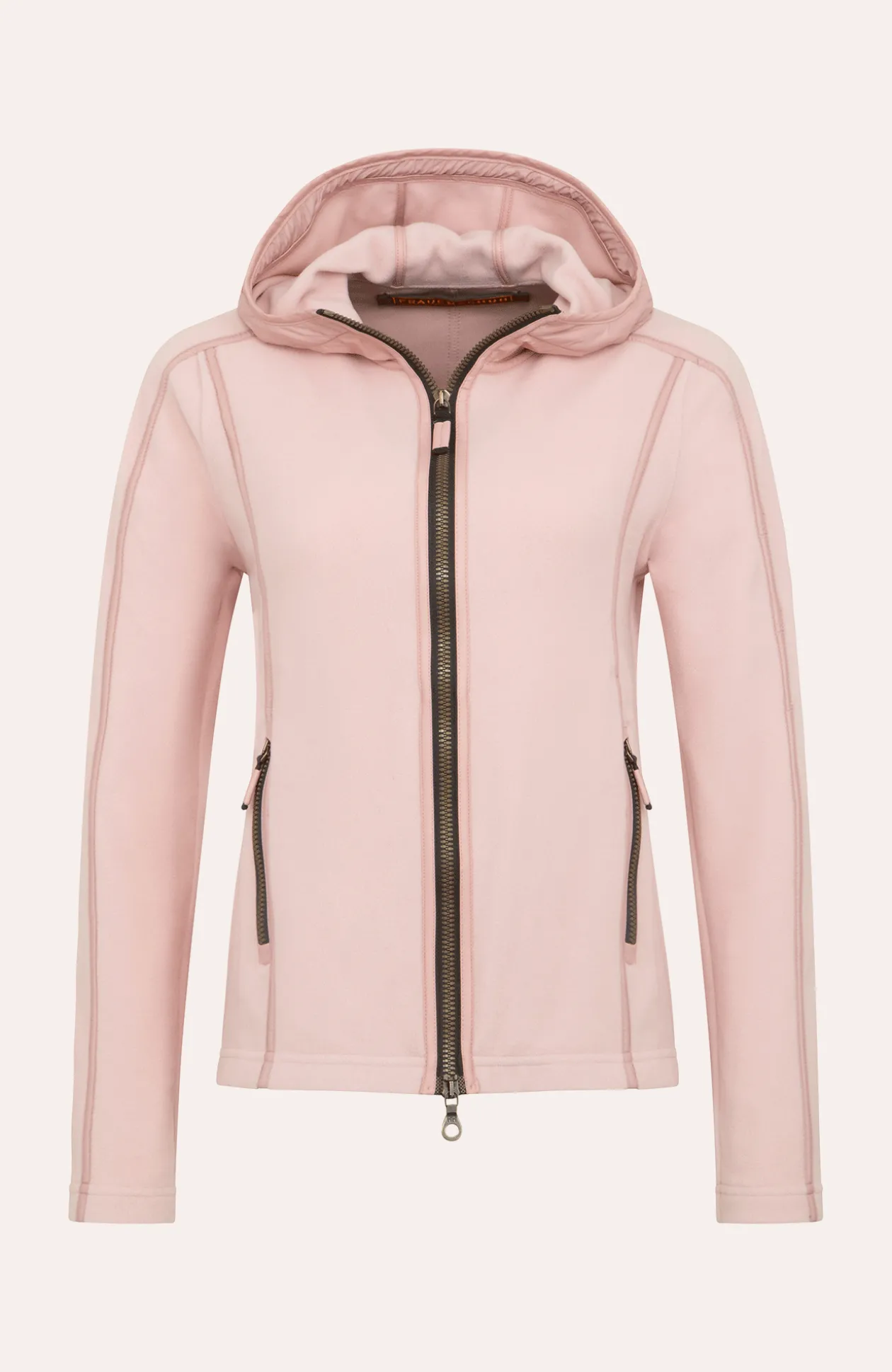 Rania Biodegradable Fleecejacke mit Kapuze