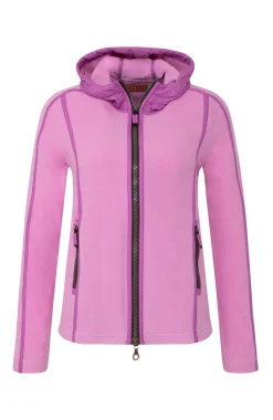 Rania Biodegradable Fleecejacke mit Kapuze