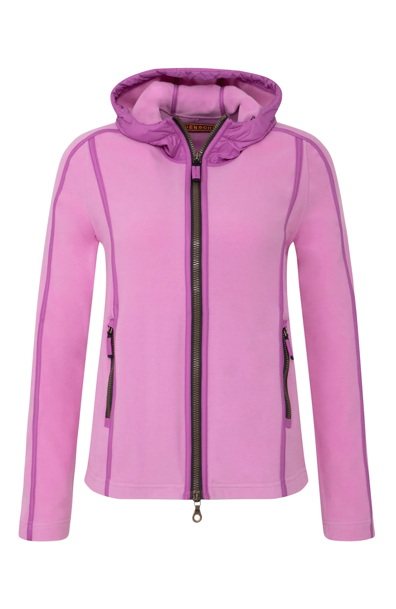 Rania Biodegradable Fleecejacke mit Kapuze