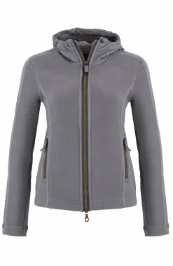 Rania Biodegradable Fleecejacke mit Kapuze
