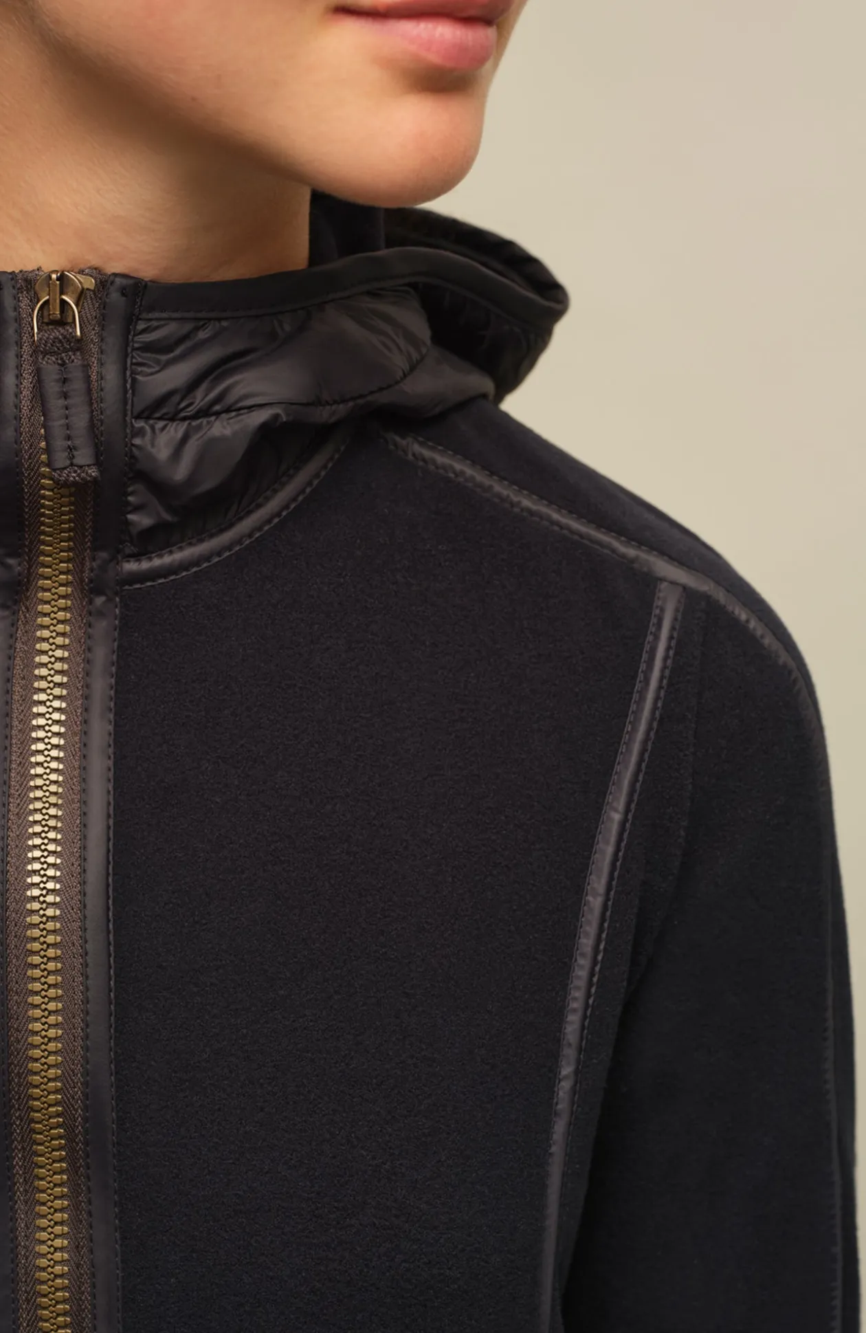 Rania Biodegradable Fleecejacke mit Kapuze