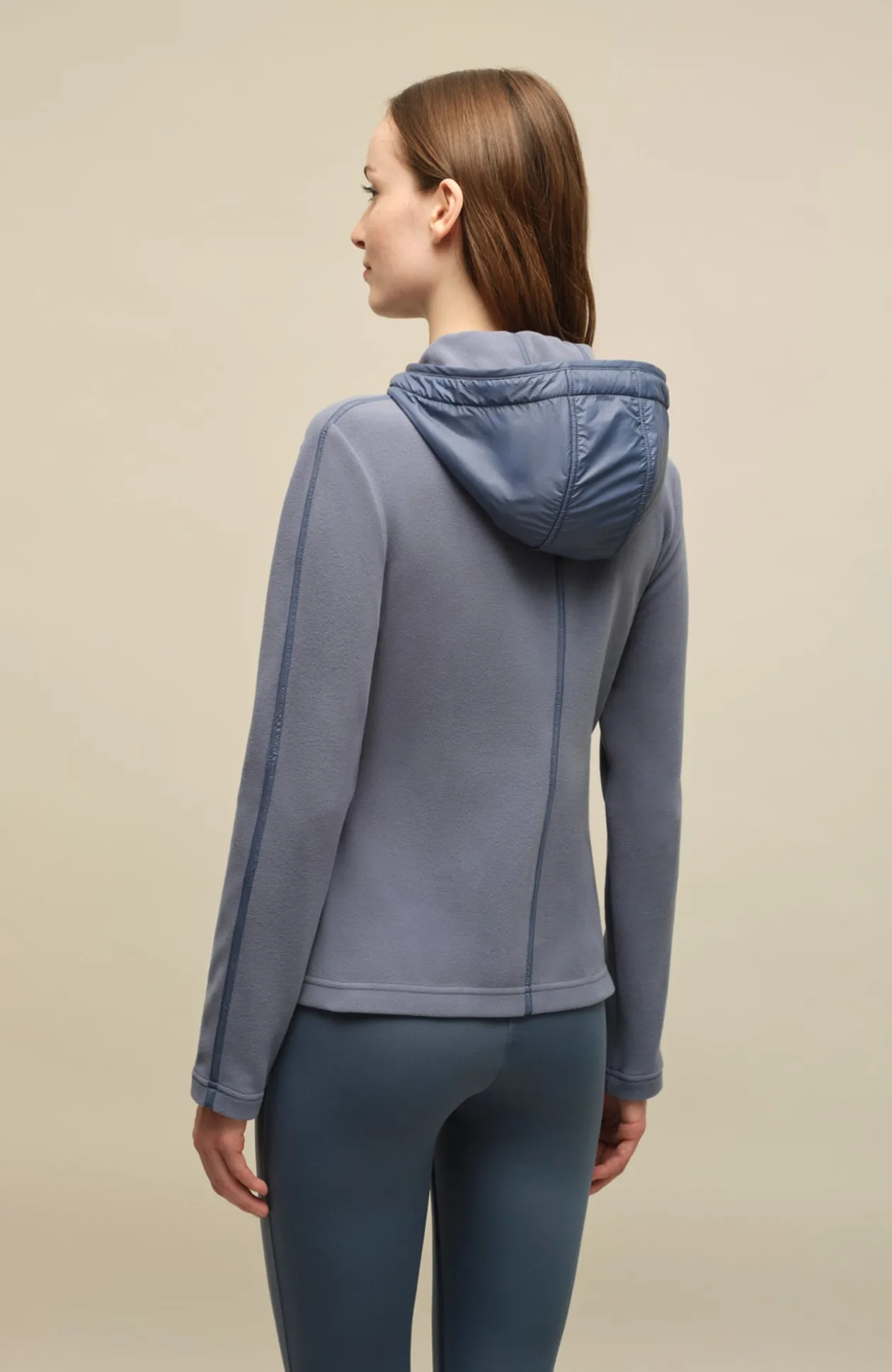 Rania Biodegradable Fleecejacke mit Kapuze