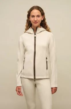 Rania Biodegradable Fleecejacke mit Kapuze