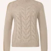 SaraCable Pullover mit Zopfmuster