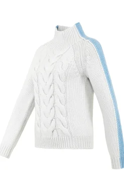 SaraCable Pullover mit Zopfmuster