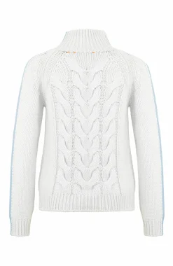 SaraCable Pullover mit Zopfmuster
