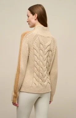 SaraCable Pullover mit Zopfmuster
