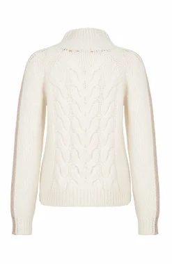 SaraCable Pullover mit Zopfmuster