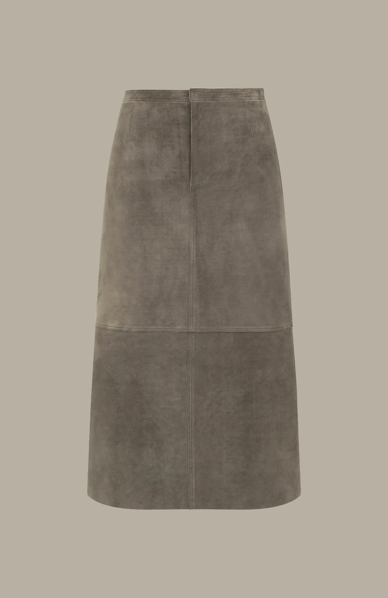 Sophia Vintage Leder Midi Rock