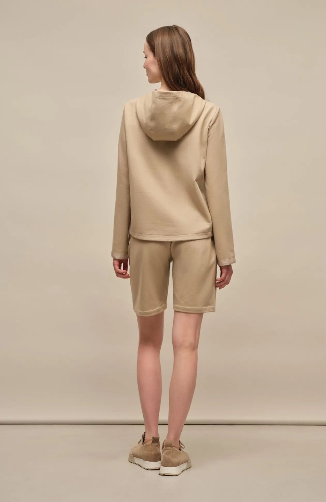 Veronica Baumwoll Kapuzen Pullover