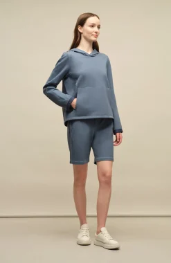 Veronica Baumwoll Kapuzen Pullover